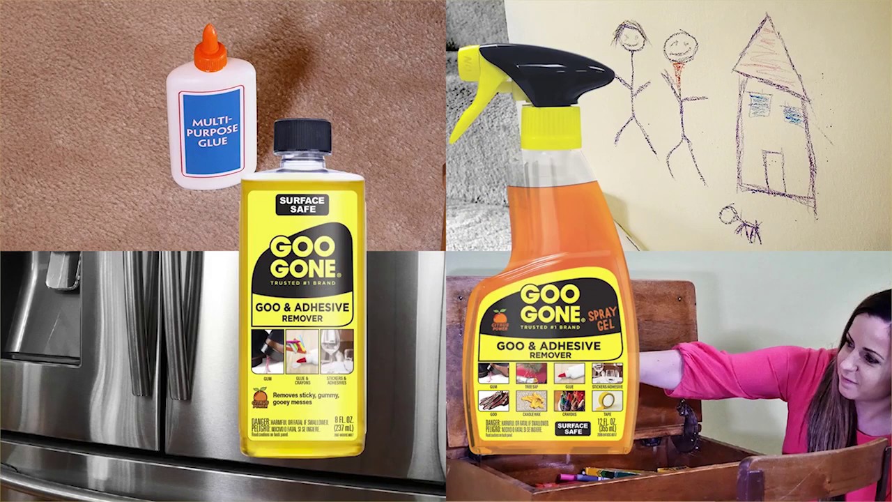 Goo Gone Goo & Adhesive Remover, Citrus Power, Spray Gel