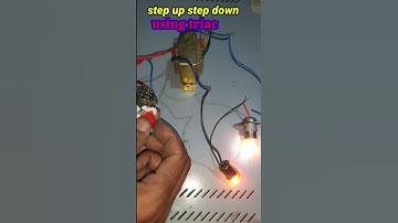 step up/step down using triac