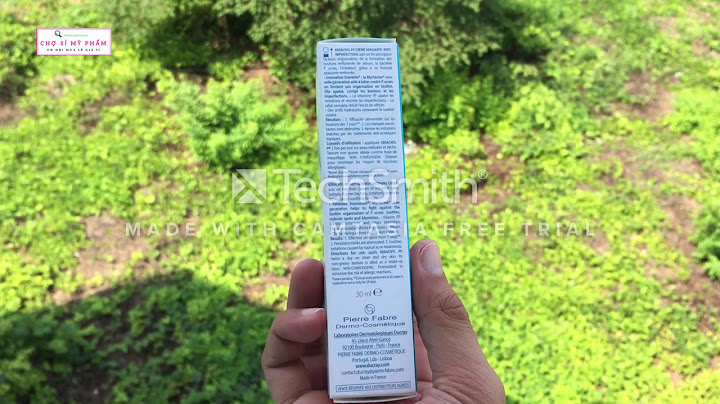 Đánh giá kem dưỡng ducray cho da nhờn mụn 30ml