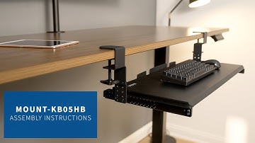 MOUNT-KB05HB Clamp-on Keyboard Tray Assembly by VIVO