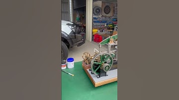 Stuart Beam Engine running after move to Qld.