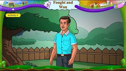 Std 6 Sem 1 English Unit 3 Fought And Won Activity 1 Madan Manchur