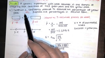 Problem 7.1.18 - Find a confidence interval estimate of a population proportion. - Stats HW Help