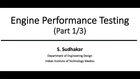 Engine Performance Calculations Part 1/3