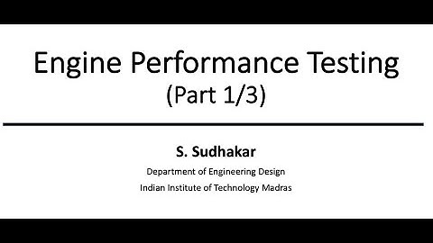 Engine Performance Calculations Part 1/3
