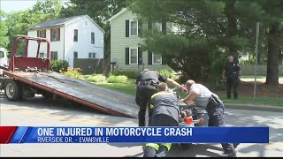 One Person Injured in Motorcycle Crash