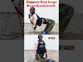 The African Boy with Legs Bent Backward #shorts