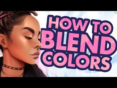How To BLEND COLORS in Clip Studio Paint