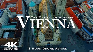 [4K] Best of VIENNA 2024 🇦🇹 WIEN Drone Drohne | 1 Hour Aerial of the capital of AUSTRIA Österreich