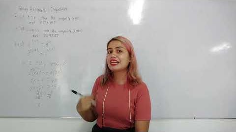 Solving Exponential Inequalities