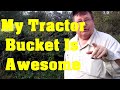 How To Clear Brush With The Bucket on Your Tractor