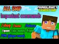 all important commands for all smp minecraft pe +java gamerz yash minecraft all important commands