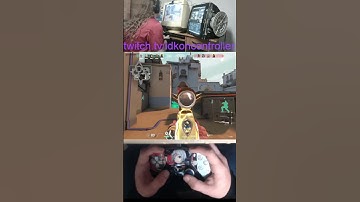 OP crutching on this setup in ranked #valorantcontroller #gyro #crt #valorant