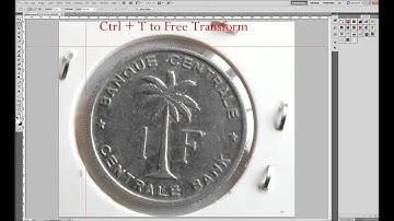 How to edit coins photo in Photoshop