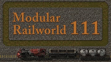 Factorio Modular Railworld #111 - Auxiliary Train Replication