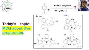 MCQ about Dye preparation: For exams like BSMS, B.Sc, M.Sc, IIT-JEE, NEET, CSIR-NET, GATE, IIT-JAM.