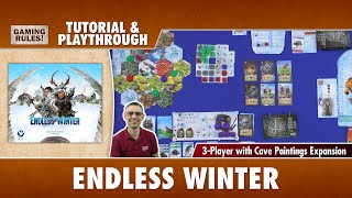 Endless Winter: Cave Paintings - Tutorial & Playthrough