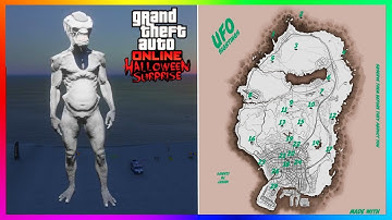 NEW Halloween Event, UNLOCK ALIEN OUTFIT, All UFO Locations, GTA 5 DLC 2025 (GTA Online Update)