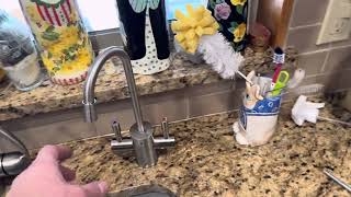 Insinkerator hot water faucet won’t shut off! Insinkerator Tap Not Working Fix