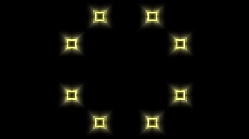 Pulsing Neon Lights Background Video 4K - Eight Dimensional Symmetrical Pattern Live Wallpaper 4K