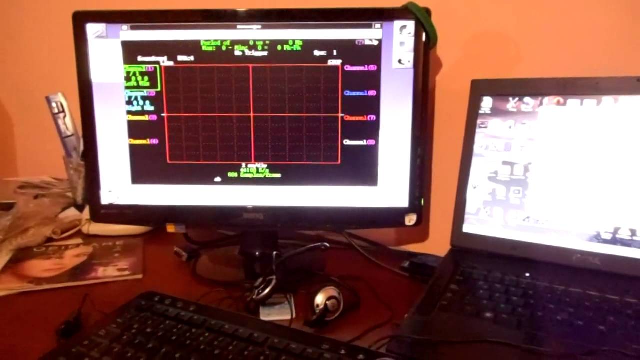 Xoscope Osciloscopio con Xoscope y FreeBSD - YouTube
