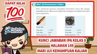 Kunci Jawaban IPA Kelas 8 Halaman 149 Mari Uji Kemampuan Kalian Kurikulum Merdeka