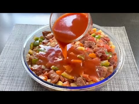 Yiyen bir daha istiyor????Fırında Sebzeli Et Yemeği Nasıl Yapılır✅