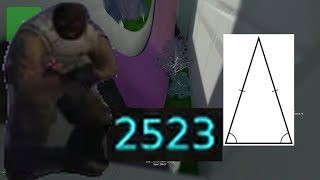 sliding on isosceles triangles until i achieve the desired result