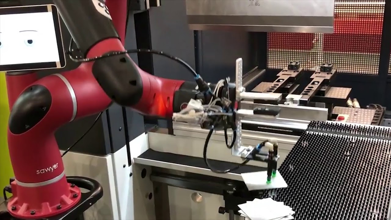 Cobot Application Metal Stamping & Press Tending Job 3 YouTube