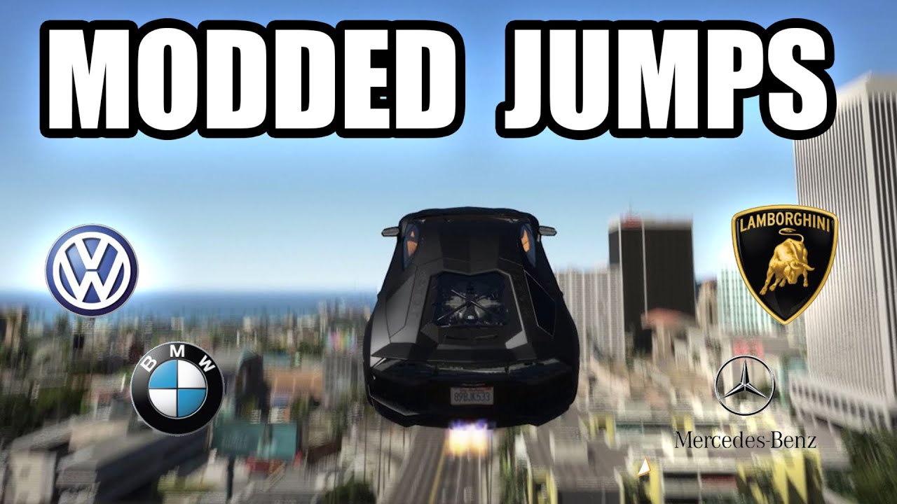 MODDED CARS ON THE SUPERRAMP!! | GTA Ramp Jumps #8