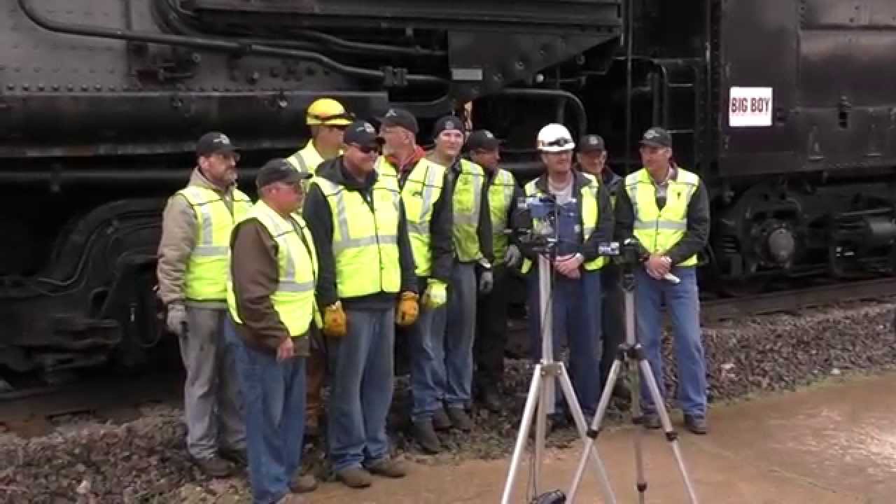 Chasing Union Pacific Big Boy 4014 arrival at Cheyenne Wyoming - YouTube