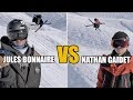 Game of ski  jules bonnaires et nathan gaidet saffrontent au snowpark 