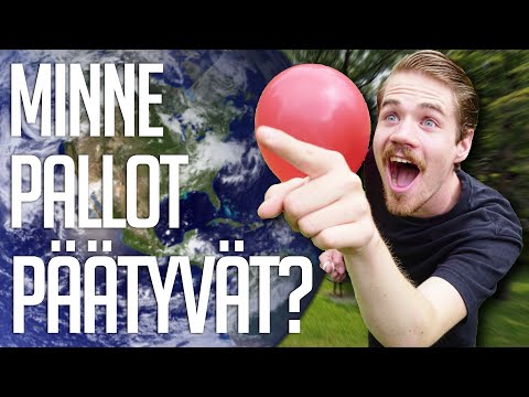 Video: Mistä taivaalle päästetyt ilmapallot lentävät pois?