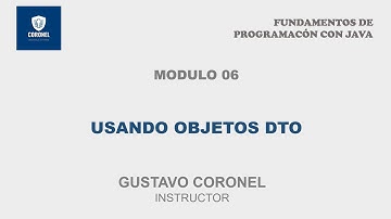 #DesarrollaSoftware - #UDEMY - #JAVA FUNDAMENTOS - USANDO OBJETOS DTO