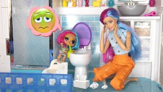 How My Kids All Got Sick! - LOL Family All Got Sick \/ Doll Morning and Night Sick Routine