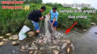 viral..‼️ jala ikan di taiwan sekali tebar segini banyaknya..😱 net fishing tradisional