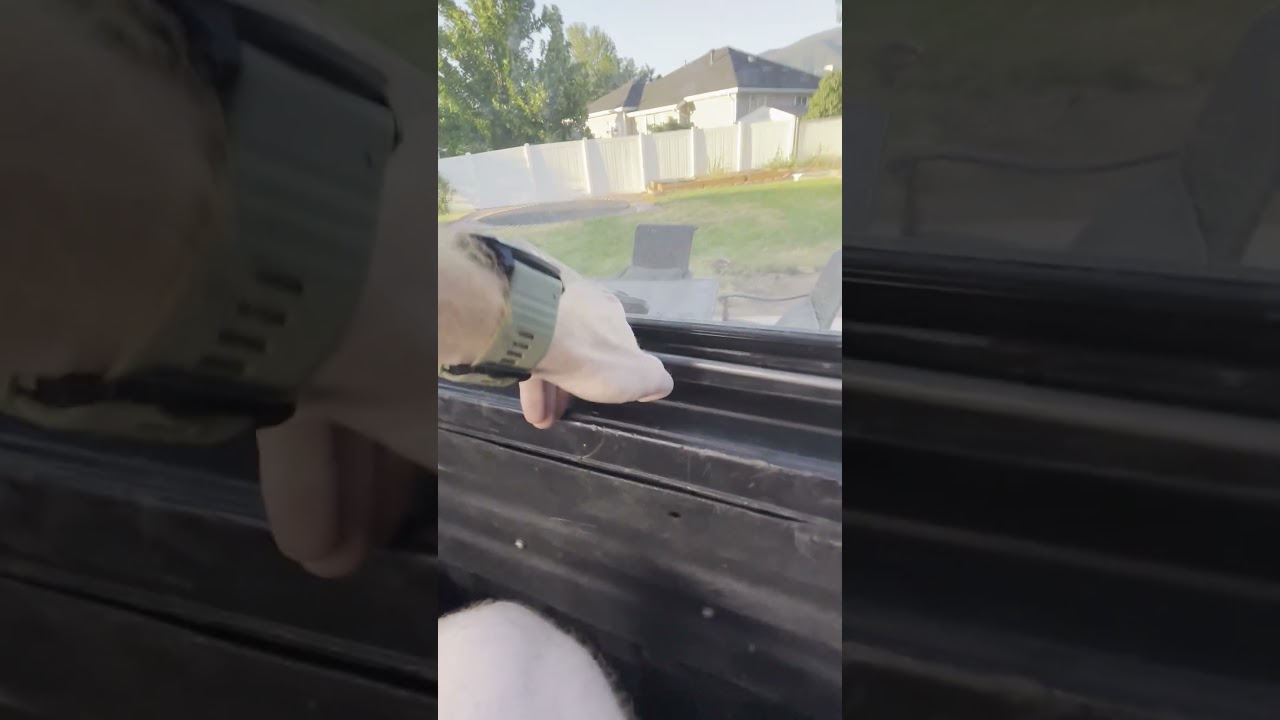 Lock your camper shell cap from the inside! 