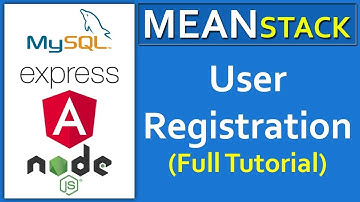 MEAN App user registration and email verification | MongoDB, Expressjs, Angular 9, Nodejs Nov/2020