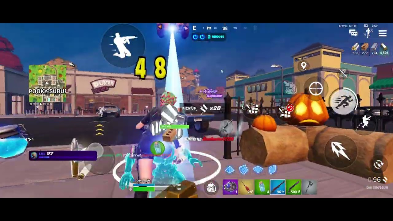 Fortnite mobile on Google Pixel 9a