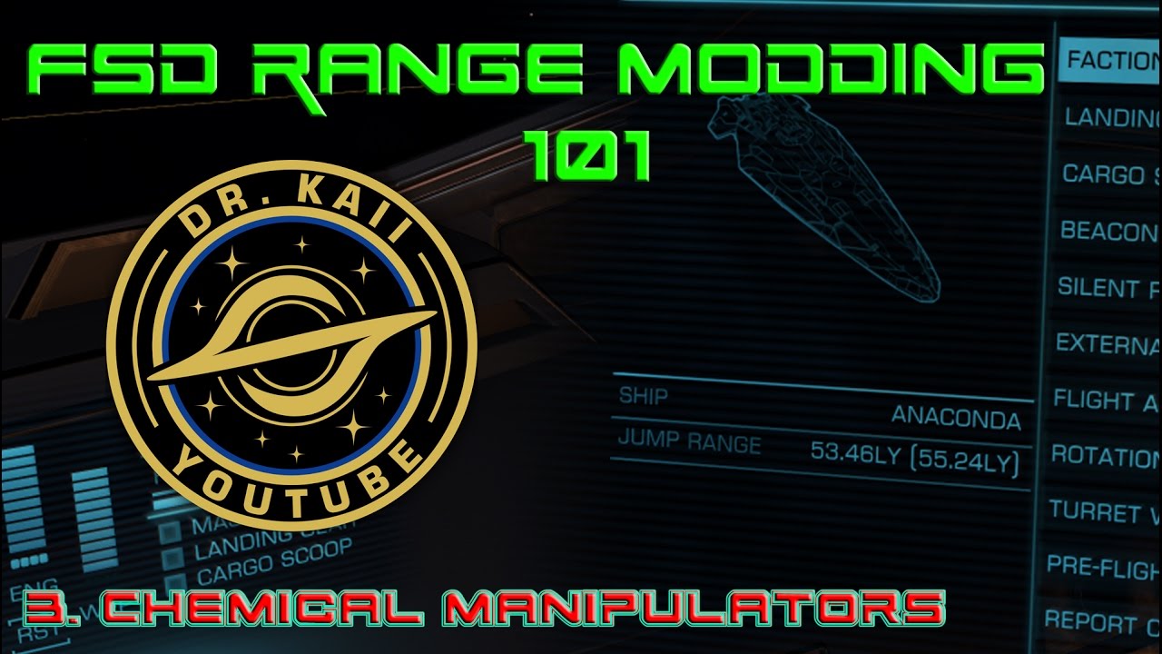 Elite: FSD Range Modding 101 - Chemical Manipulators from Convoy Beacons