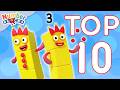 Top 10 Sassy Numberblock 3 Moments | Learn to Count for Kids Compilation | Numberblocks