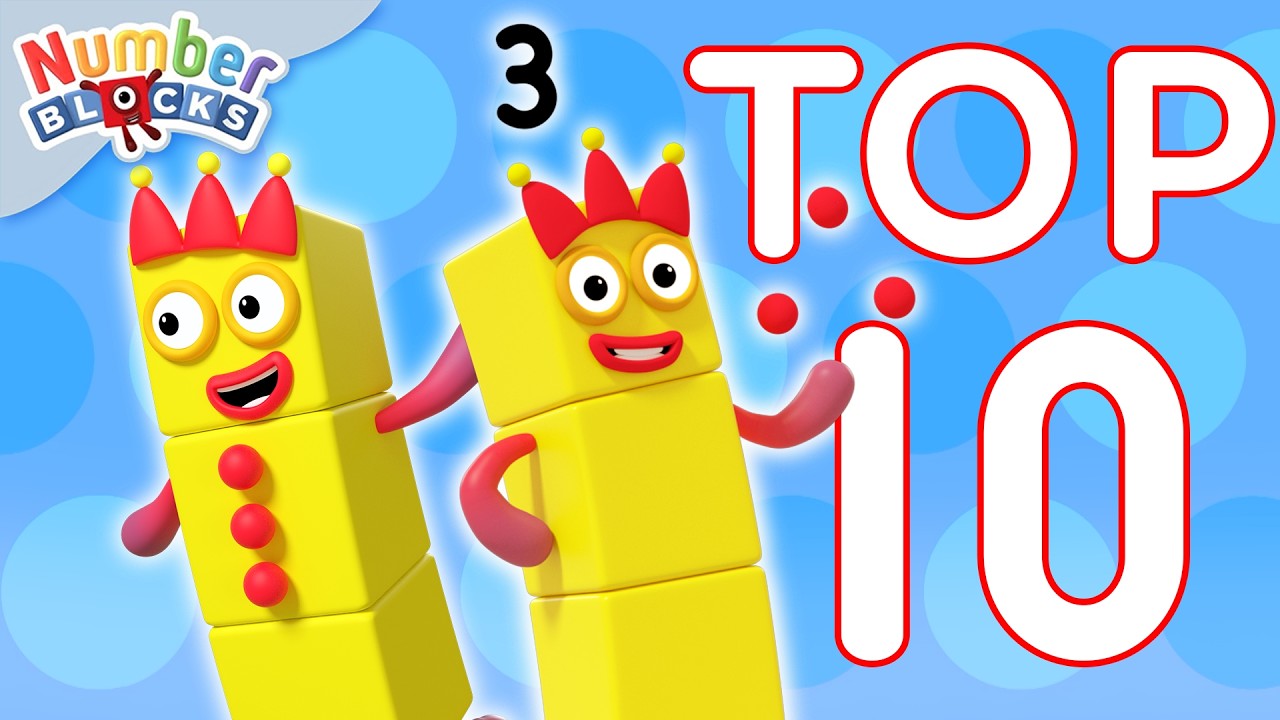 Top 10 Sassy Numberblock 3 Moments | Learn to Count for Kids Compilation | Numberblocks