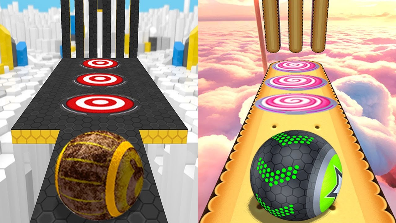Going Balls VS Rollance Adventure Ball, Action Balls, Rolling Ball Sky Escape, Space Rolling Balls