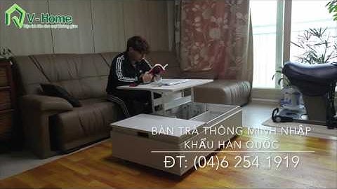 Bàn trà đa năng kết hợp bàn làm việc nhập khẩu Hàn Quốc