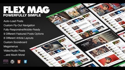 Flex Mag v1.12 – Responsive WordPress News Theme DESCARGA GRATIS !!!