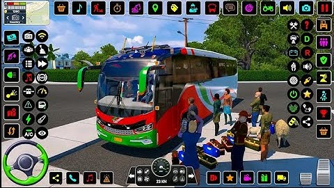 Coach Bus Simulator Games 3D - Offroad Bus Driving Coach Bus