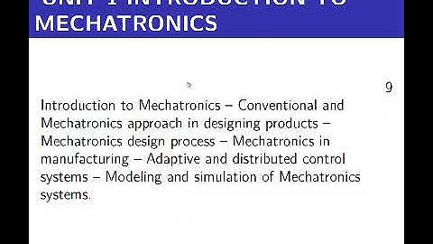 Mechatronics-Open Loop system & Closed Loop system | Day 2