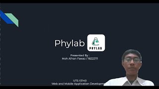 UTS II3140 Web and Mobile Application Development || Persentasi Website Phylab ||