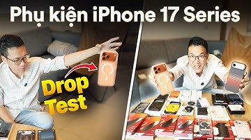 Droptest iPhone 17 Pro Max với đủ các loại ốp, cường lực của Zagg, UAG, Pitaka