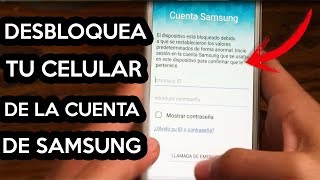 COMO ELIMINAR CUENTA DE SAMSUNG GALAXY S3 S4 S5 S6 S7 S8 (cualquier Samsung) 2019